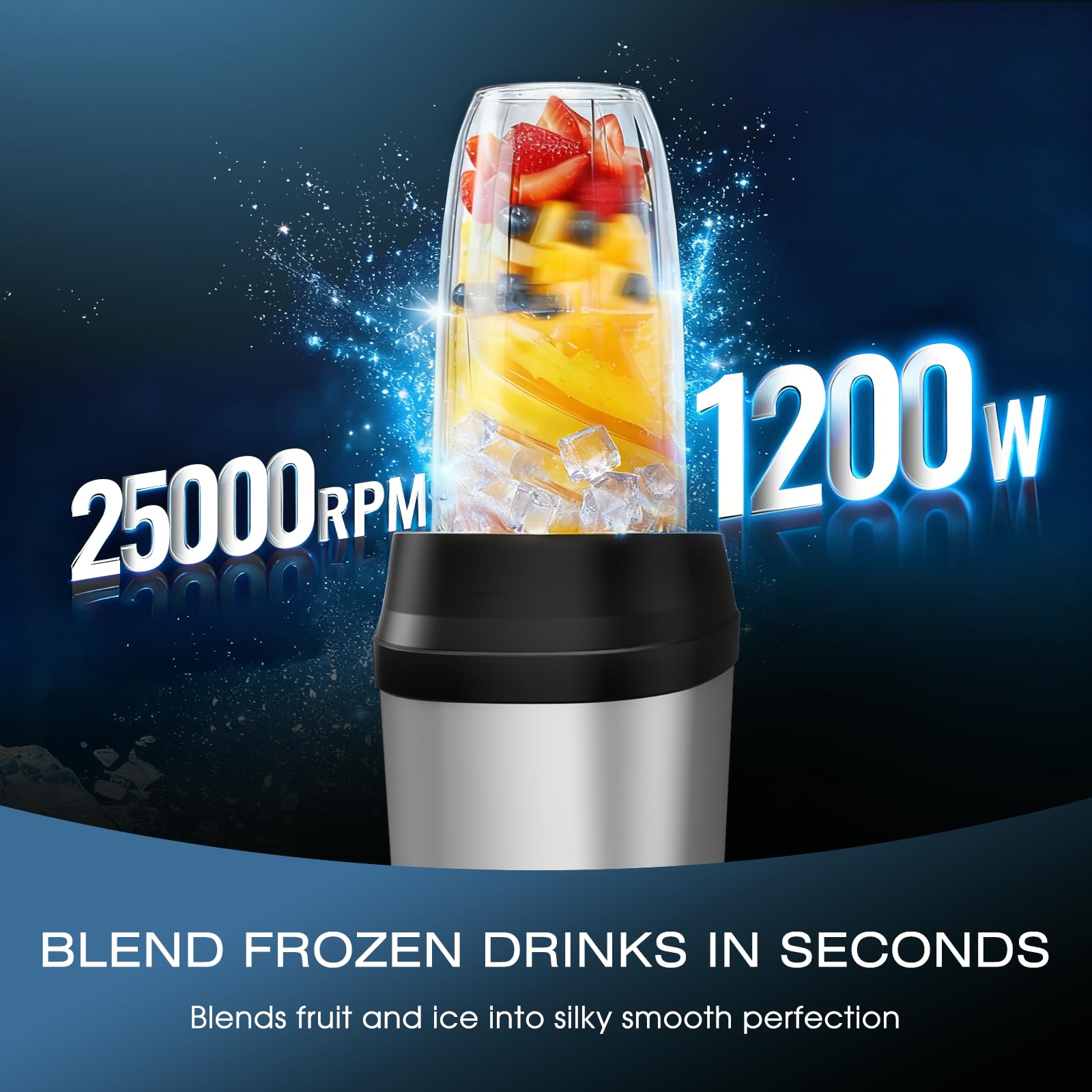 Nahida blender 6-fin blades demonstrate efficient blending for smooth textures.