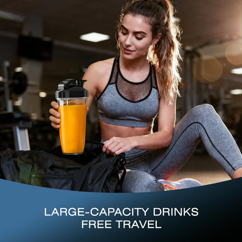 Easy rinse cleanup for Nahida blender cups