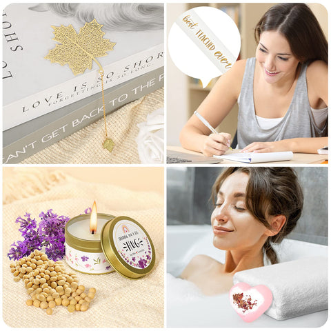 NaiCeay pink bath bomb creates a relaxing bath moment.