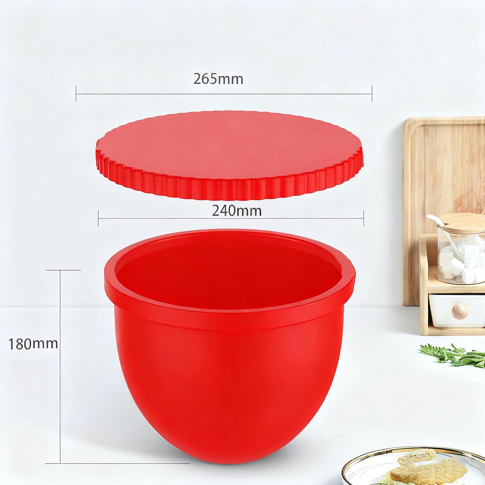 NaiDi bowl liner protects the original mixer bowl from scratches.