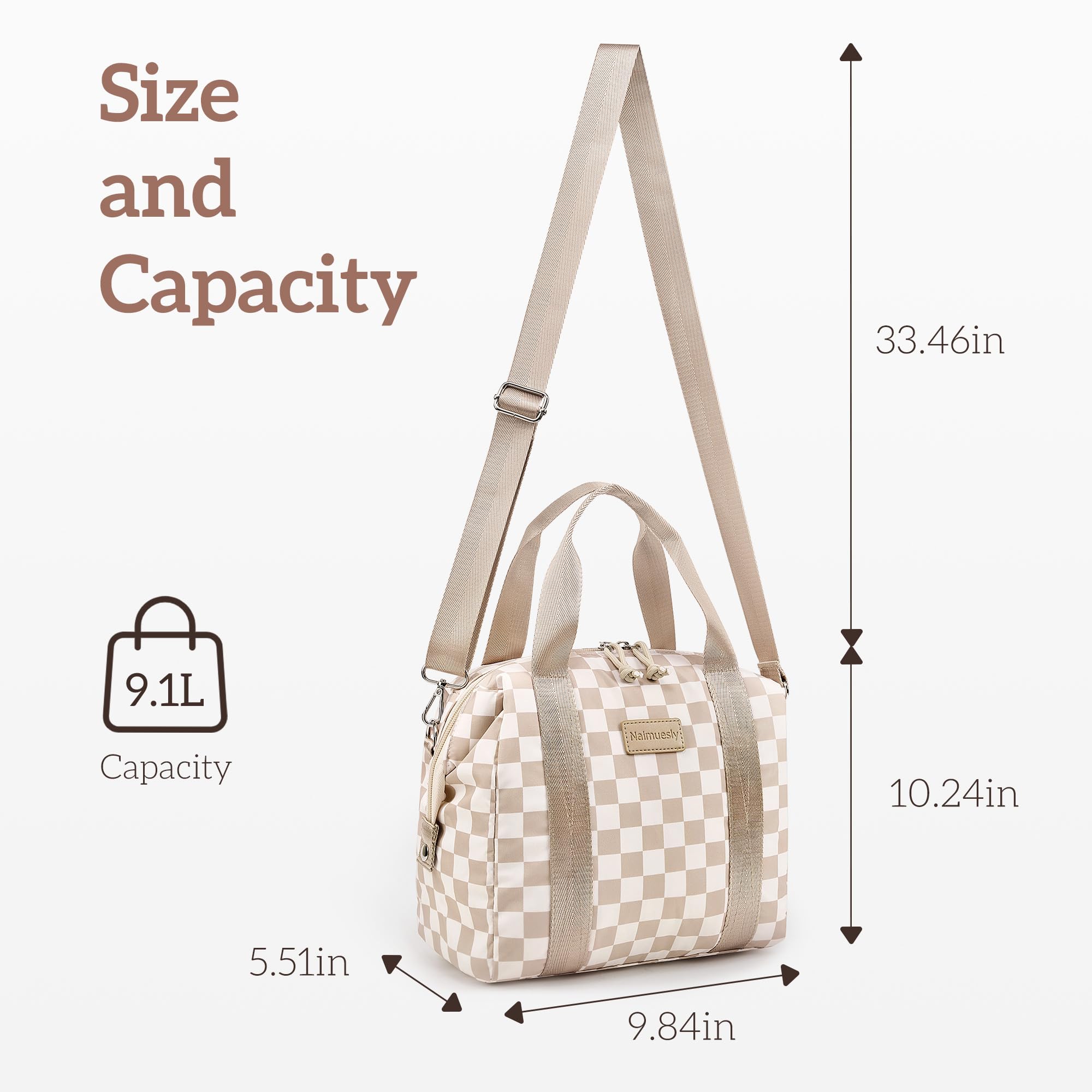 Naimuesly insulated interior keeps meals fresh for hours on the go.