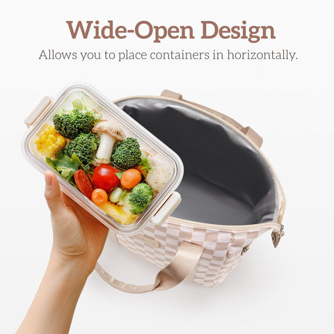 Naimuesly spacious capacity fits a full day of meals and snacks.