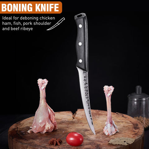 Naitesen 6.5-inch boning knife for precise deboning and trimming.
