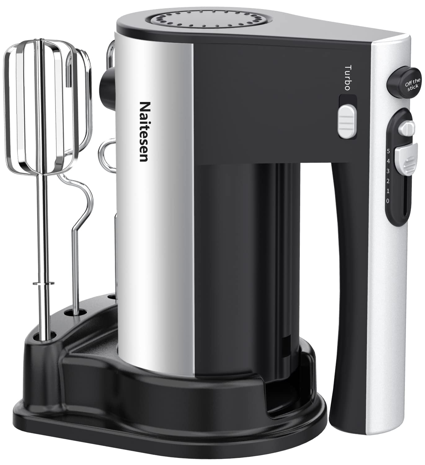 Naitesen 600W hand mixer with ergonomic handle for comfortable, extended use