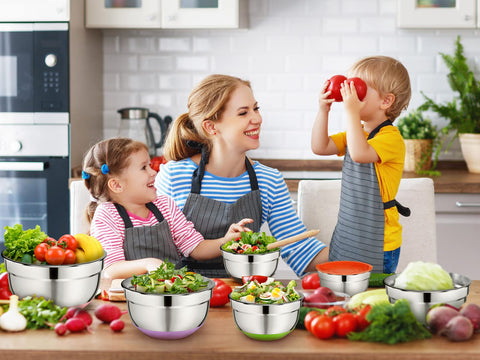 Naitesen baking-ready setup speeds kitchen prep and cleanup.