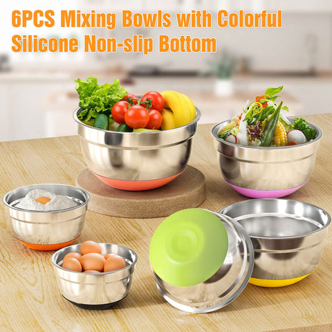 Naitesen storage base keeps mixer and attachments neatly stowed.