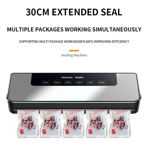 NAKZEN Vacuum Sealer Dry mode, ideal for moisture-free storage.