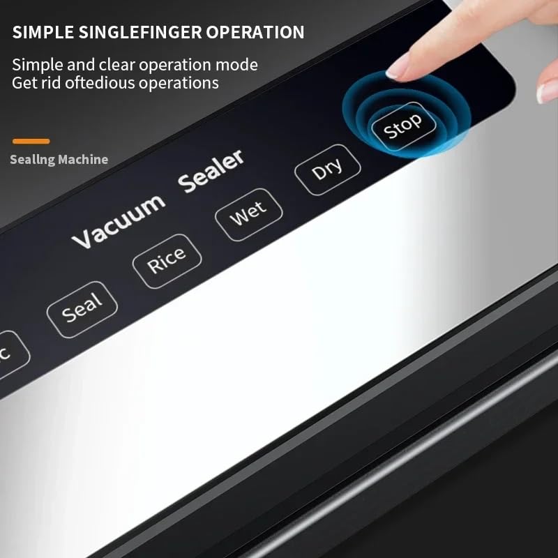NAKZEN Vacuum Sealer Moist mode, ideal for moist foods.