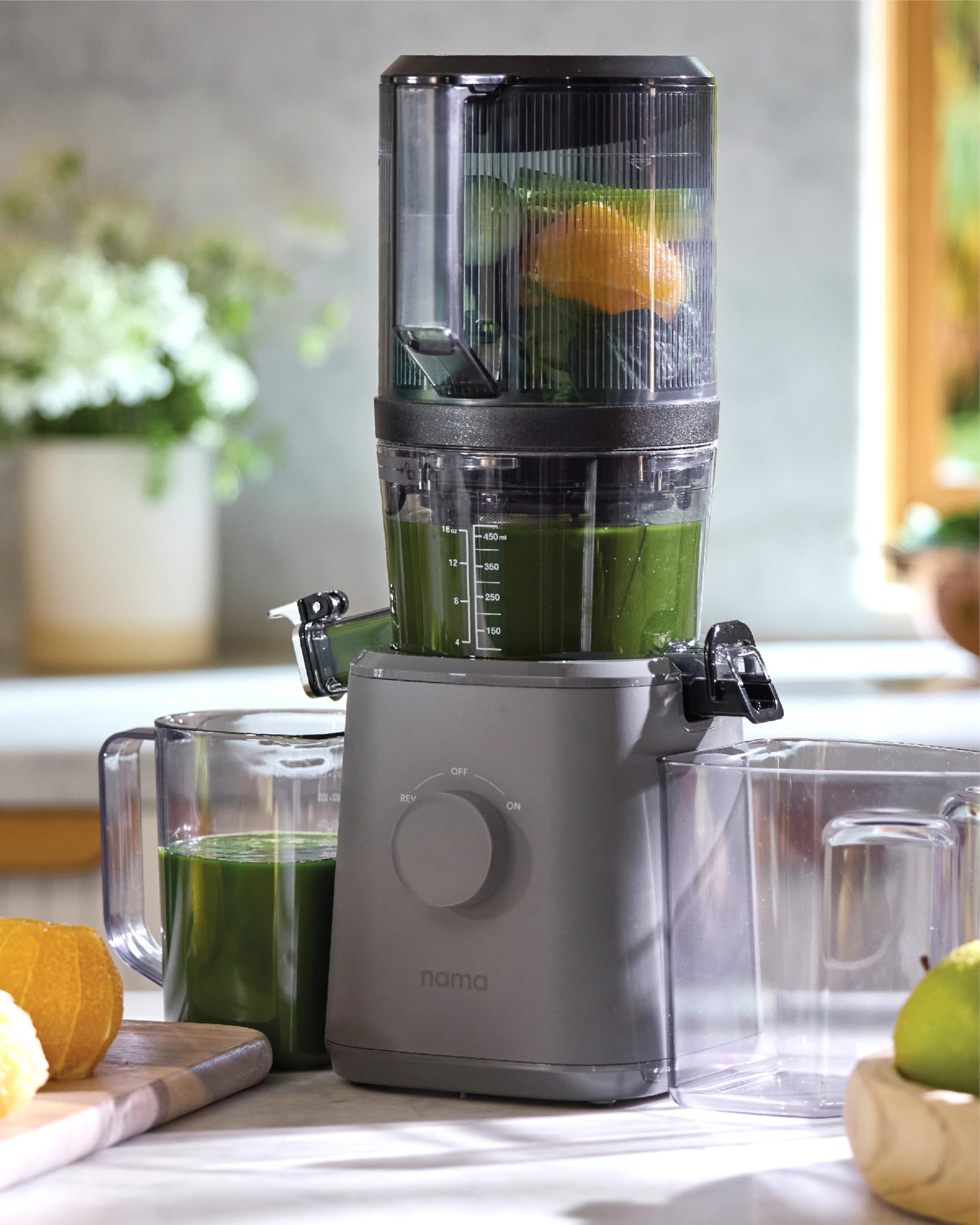 Nama J2 includes containers, strainers, and guides with a long lasting warranty.