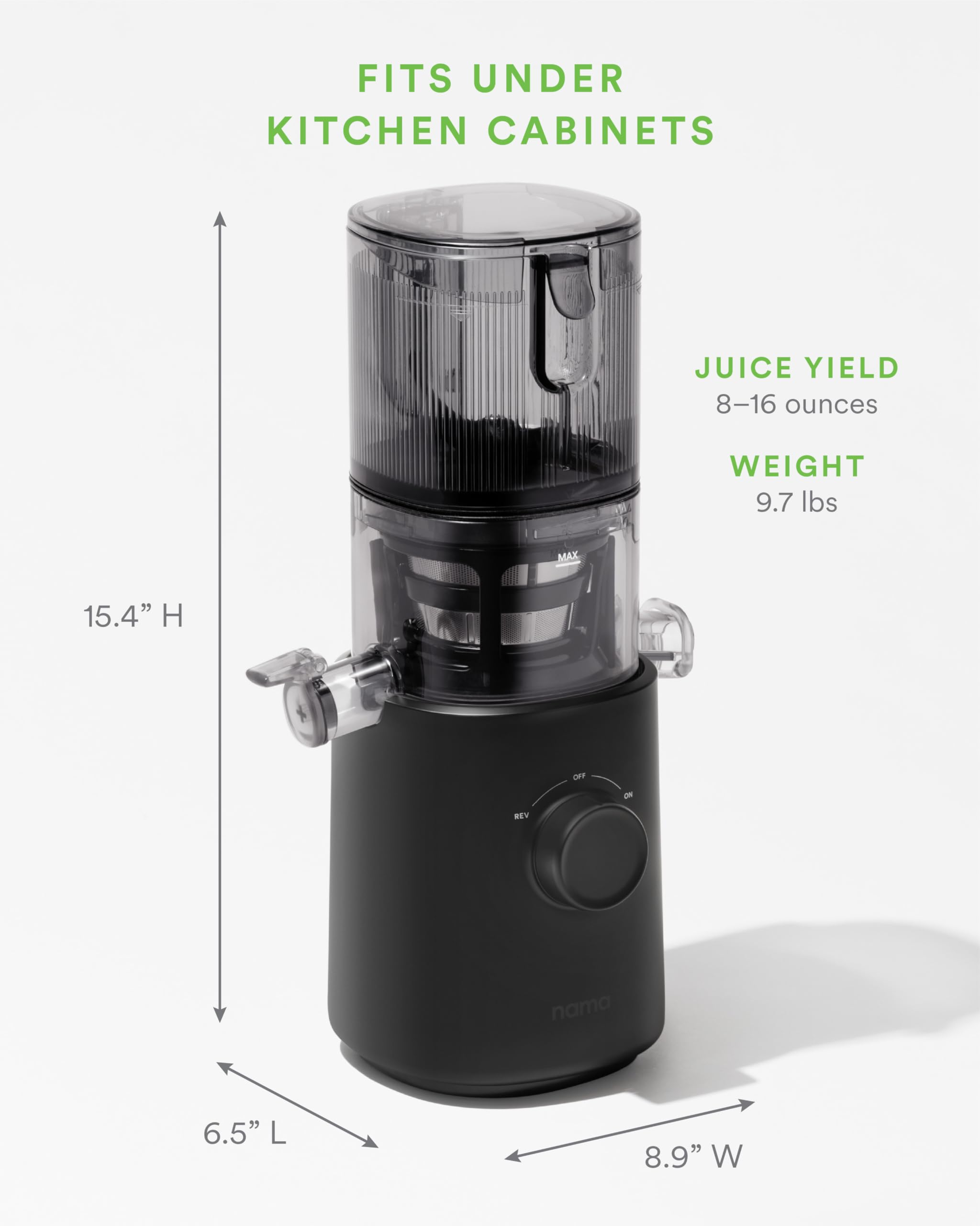 NAMA J3 durable design emphasizes long lasting juicing performance in daily use.