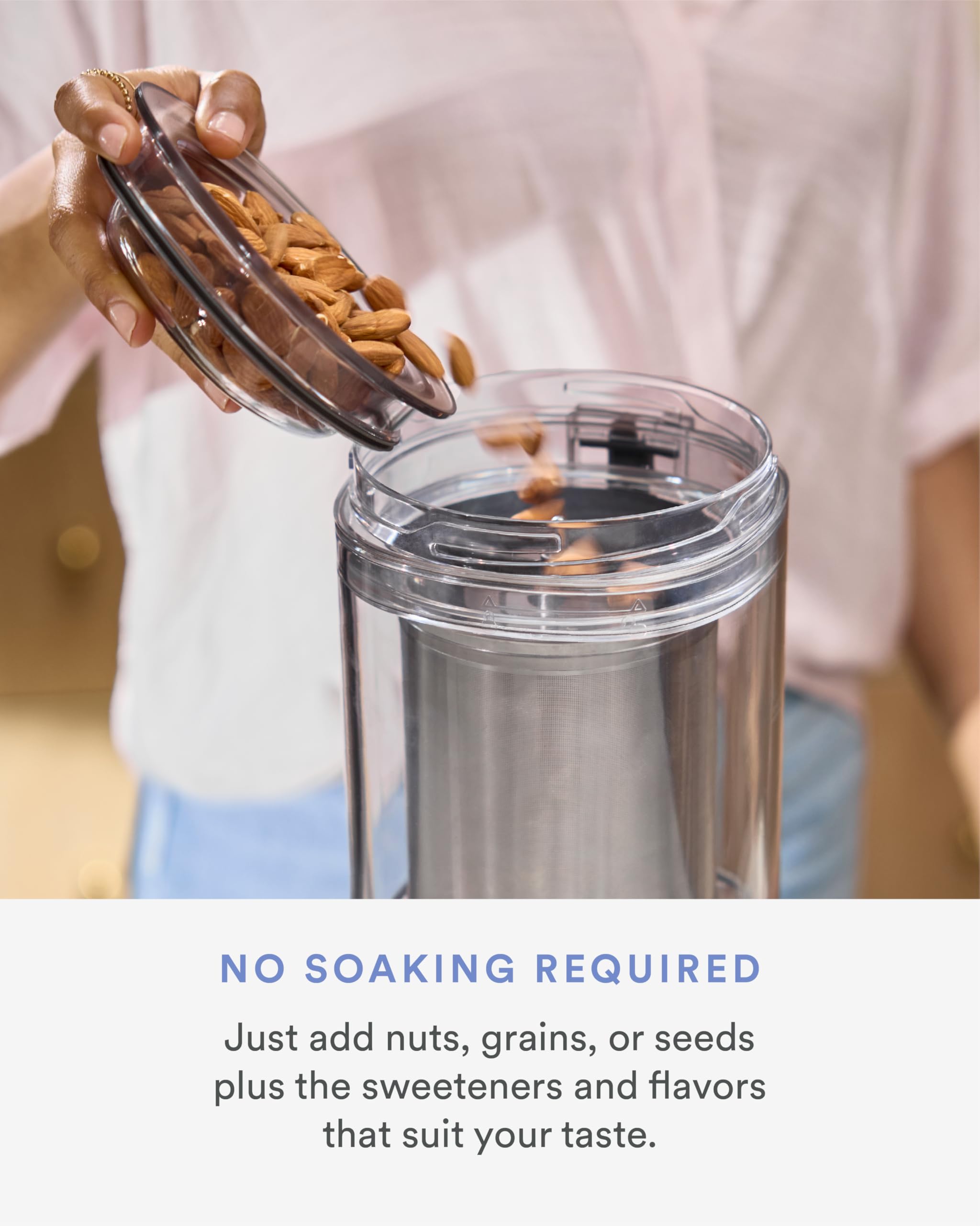 Nama M1 milk-texture closeup captures creamy, latte-worthy consistency