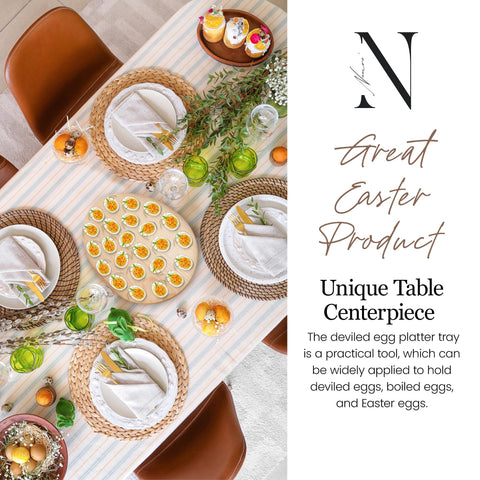 Namre' compact egg carrier perfect for picnics and outdoor events.