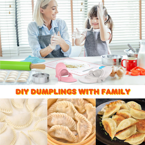 NAMUPIE rolling dough tools in action for smooth prep.