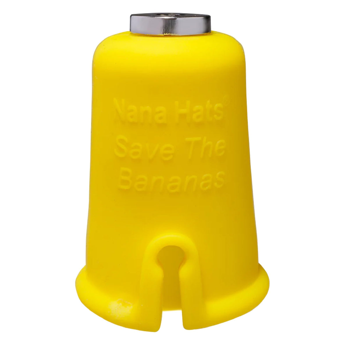 NANA HATS banana freshness cap on crown prolongs peak freshness for bananas.