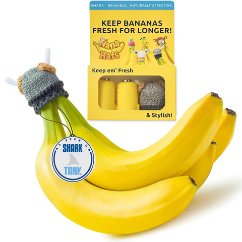 NANA HATS Banana Freshness Preserver front view, compact storage for fruit.