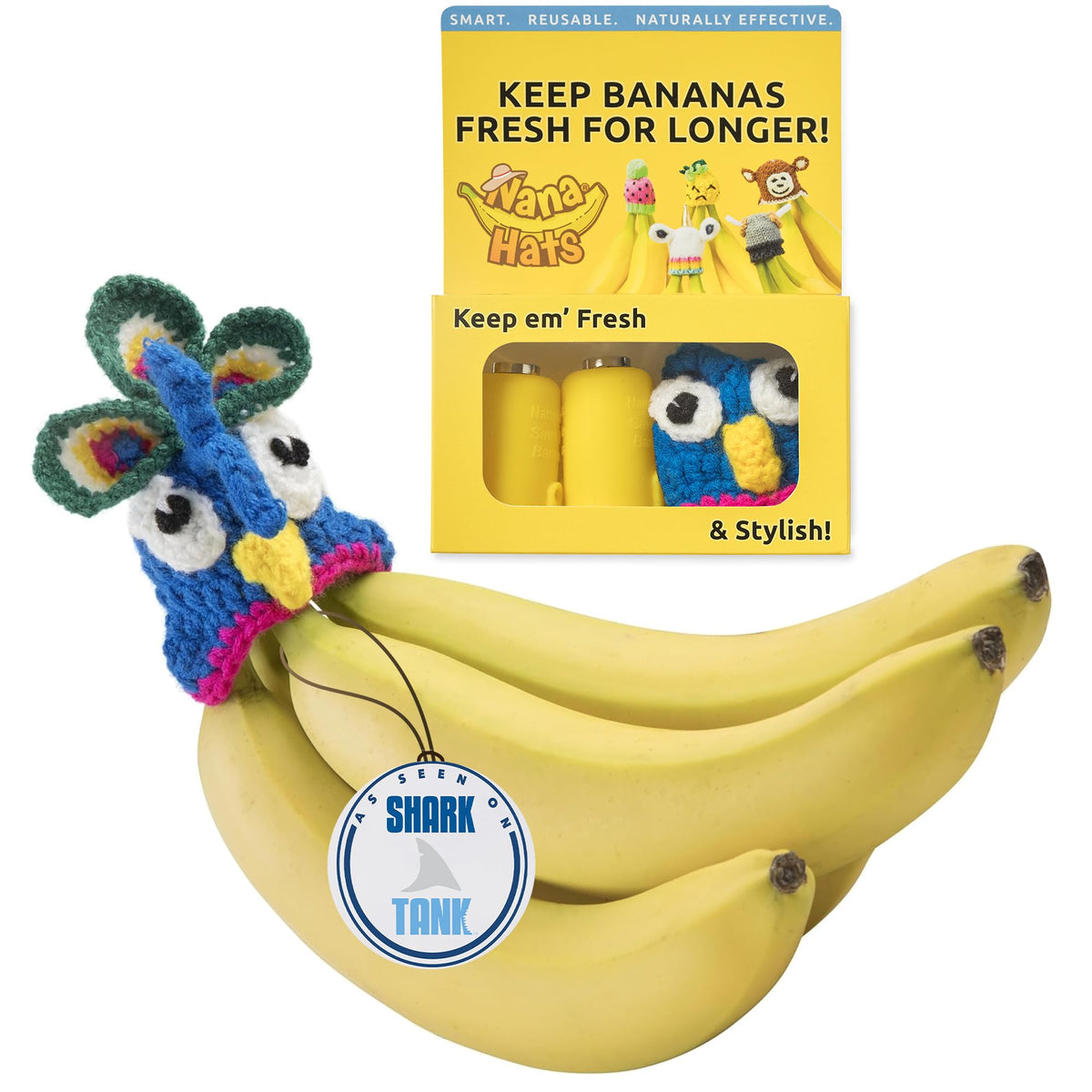 NANA HATS banana freshness preserver keeps ripe fruit fresh longer on your counter