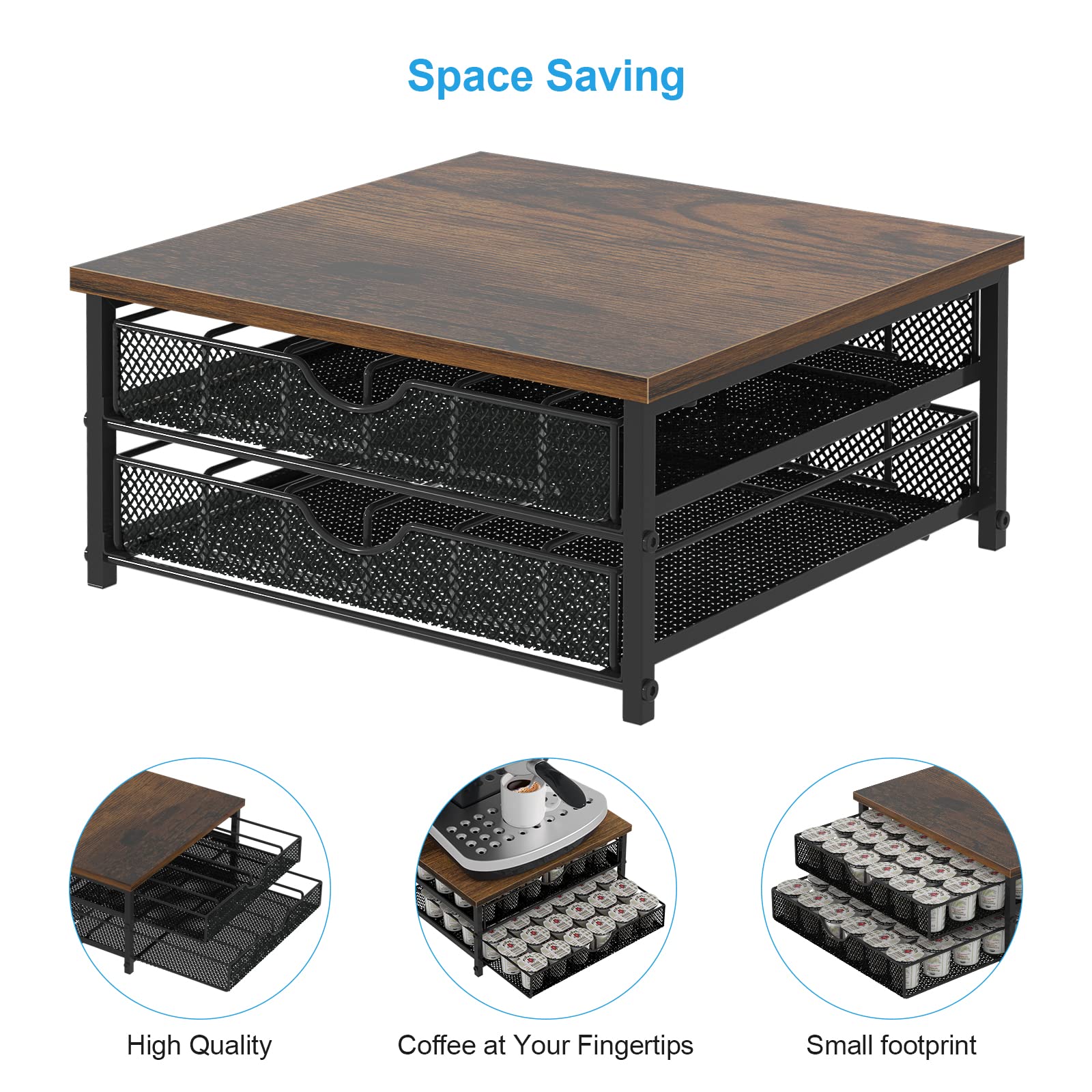 Dimensions label on NANANARDOSO product for organized setup