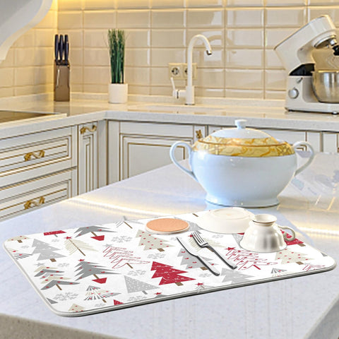Nander countertop protection pad prevents scratches under dishes and appliances