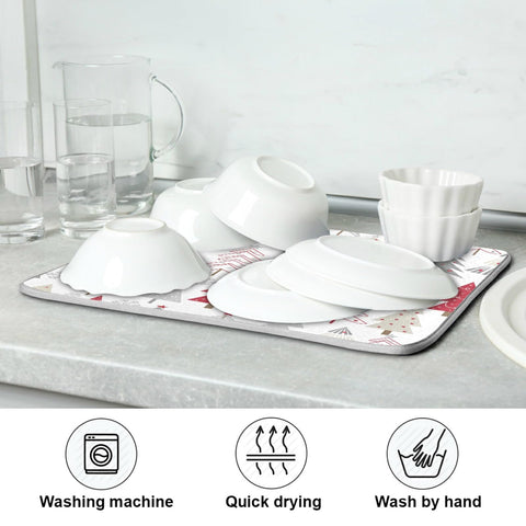 Nander easy-clean foldable drying mat ready for machine wash and reuse