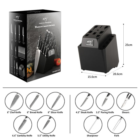 NANFANG BROTHERS knife sharpener included maintains edge readiness.