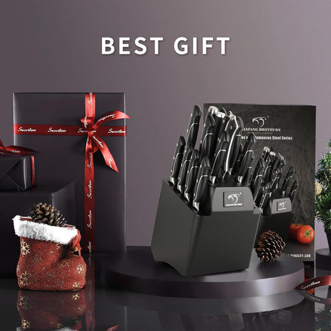 NANFANG BROTHERS steak knives 4.5-inch for effortless portions.