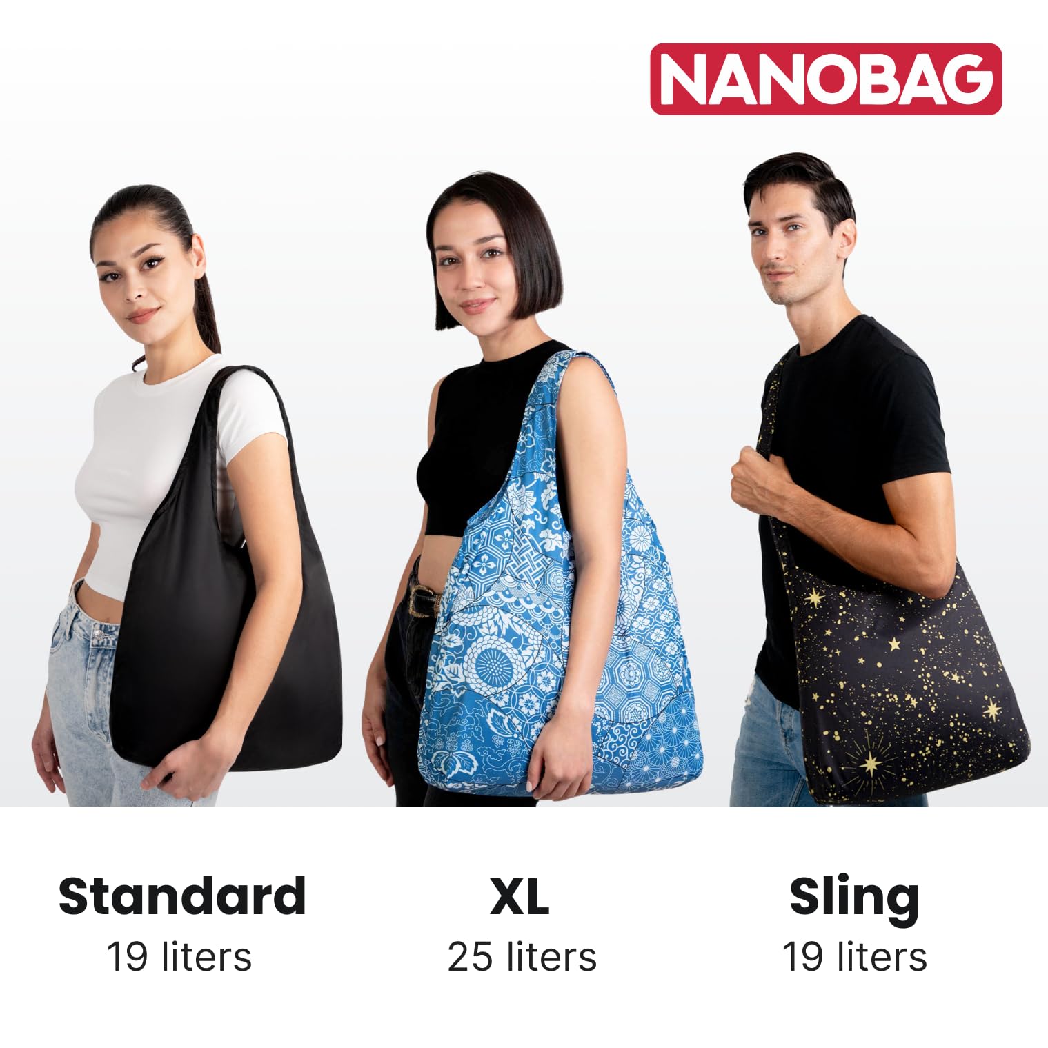 Nanobag machine-washable tote keeps shape and color after repeated washing