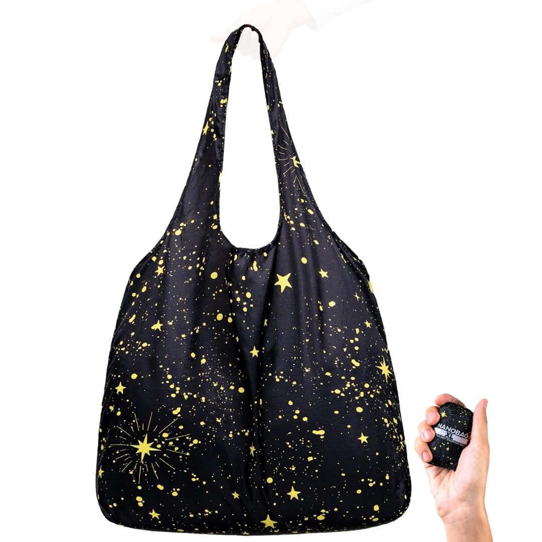 Nanobag XL 25L tote showcases spacious capacity for groceries and travel