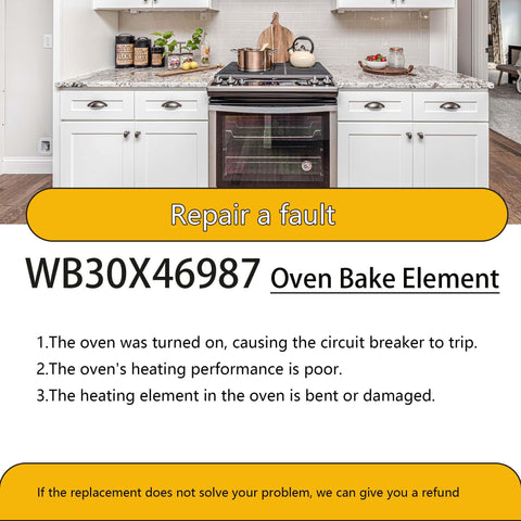 Nanrton WB30X46987 even heating visual with uniform oven warmth.