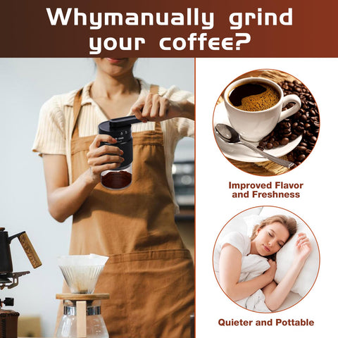 NANSPATH grinder with 30g capacity and 80ml powder silo, minimizing waste