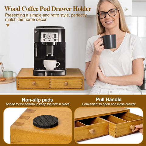 NANXITU kcup storage on counter emphasizes tidy kitchen and faster caffeine routines.