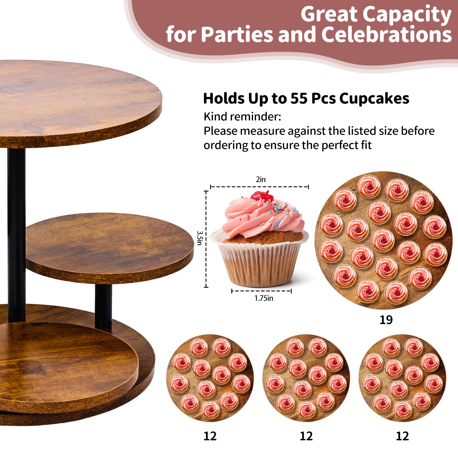 NANXITU 4-tier design supports larger shows at events while staying stable.