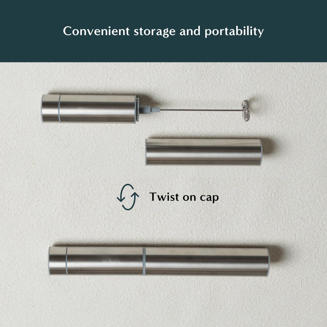 Naoki Matcha stainless steel sifter ensures lump-free tea.