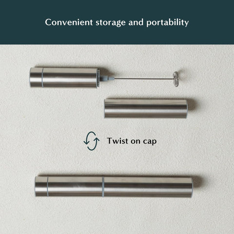 Naoki Matcha stainless steel sifter ensures lump-free tea.