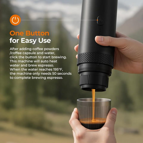 Narcissus 7800mAh battery indicator—long outdoor brew sessions