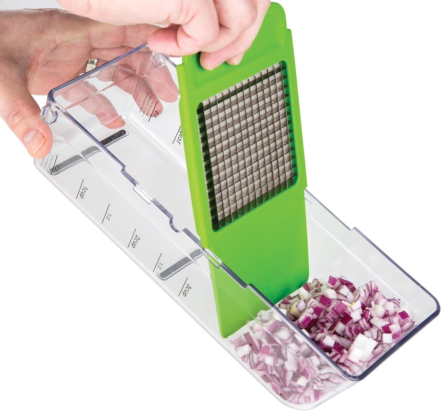 National Express Vidalia Chop Wizard Pro Max lid cleaning tool included for easy maintenance.