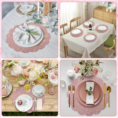 NatNarr disposable placemats ready for quick cleanup after an event