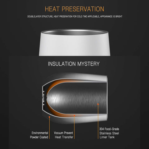 NATUMAX stainless steel tumbler set with double-wall insulation for hot or cold drinks.