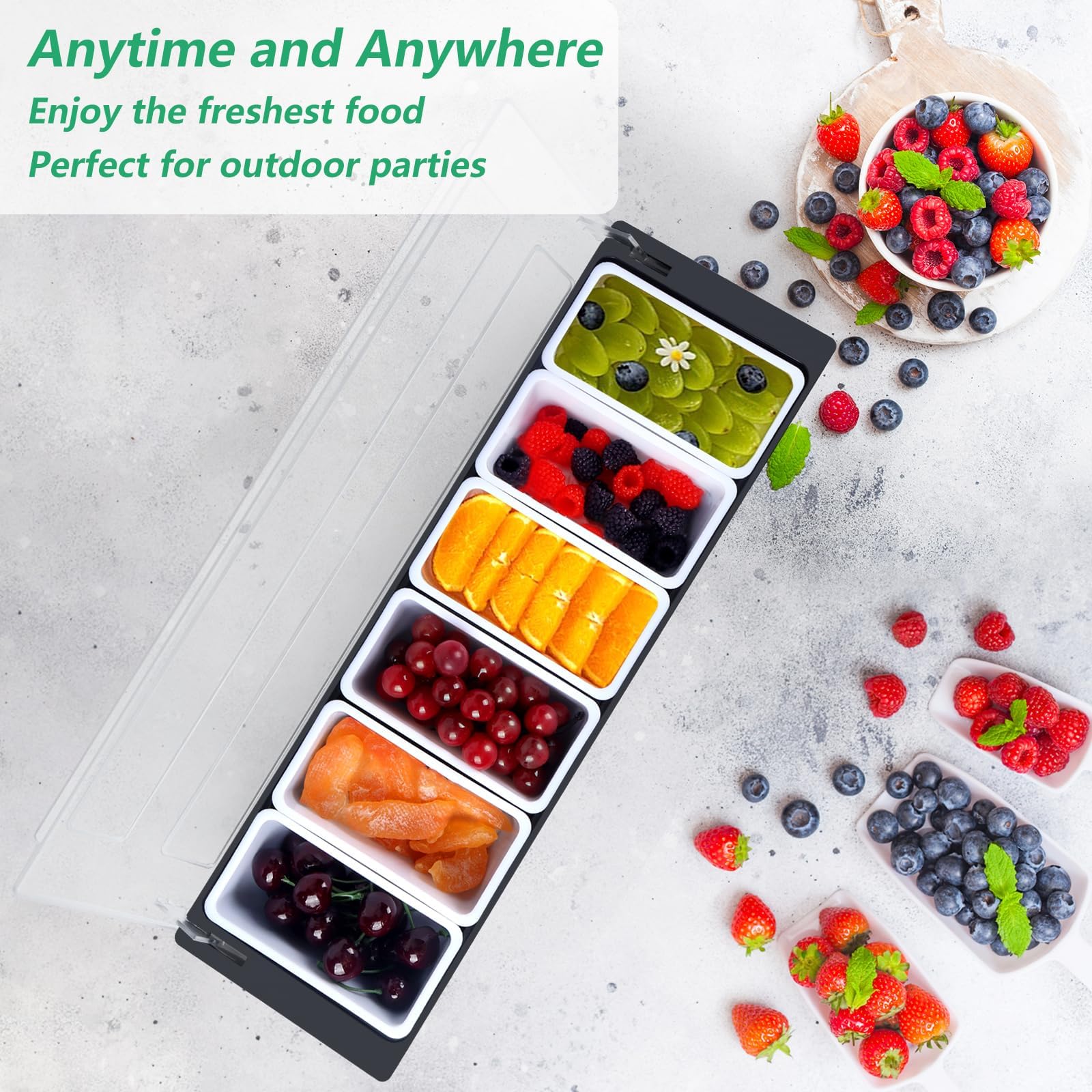 NatureKit modern black and white design suits events and parties.