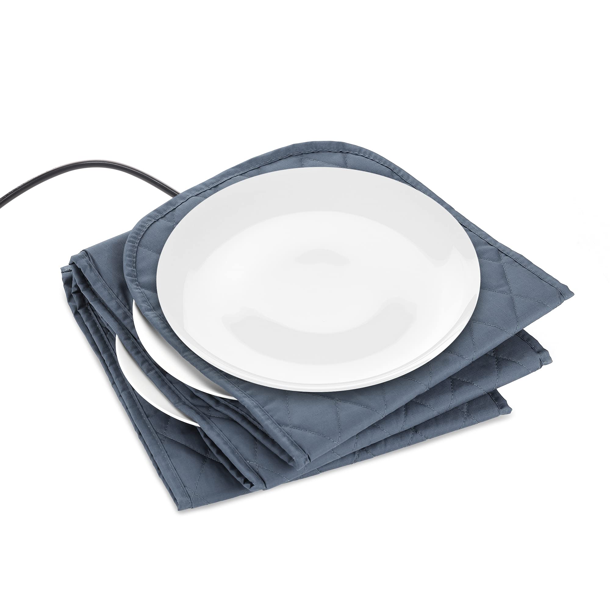 Navaris plate warmer removable cover eases cleaning and care