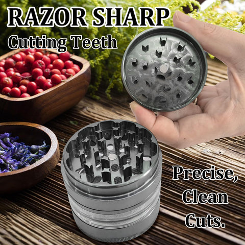 NavASURE grinder magnetic lid securely closed for spill-free grinding and transport.