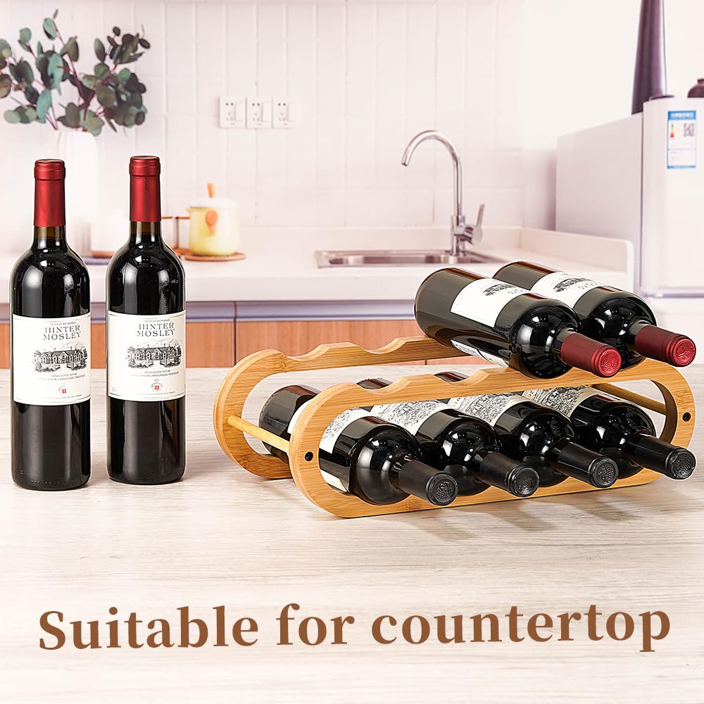 Navtcow kitchen display elevates décor while organizing bottles.