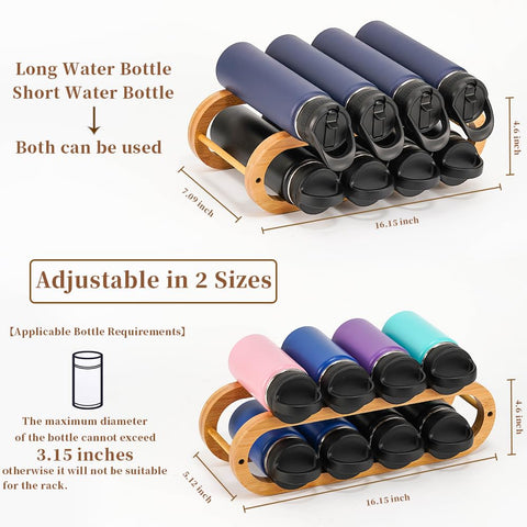 Navtcow wine rack offers three placement styles for flexible display.