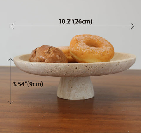 Nawgnail pedestal-framed fruit bowl highlights sturdy design on dining table