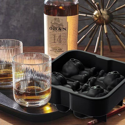 Nax Caki craft ice tray ideal for whiskey and iced coffee.