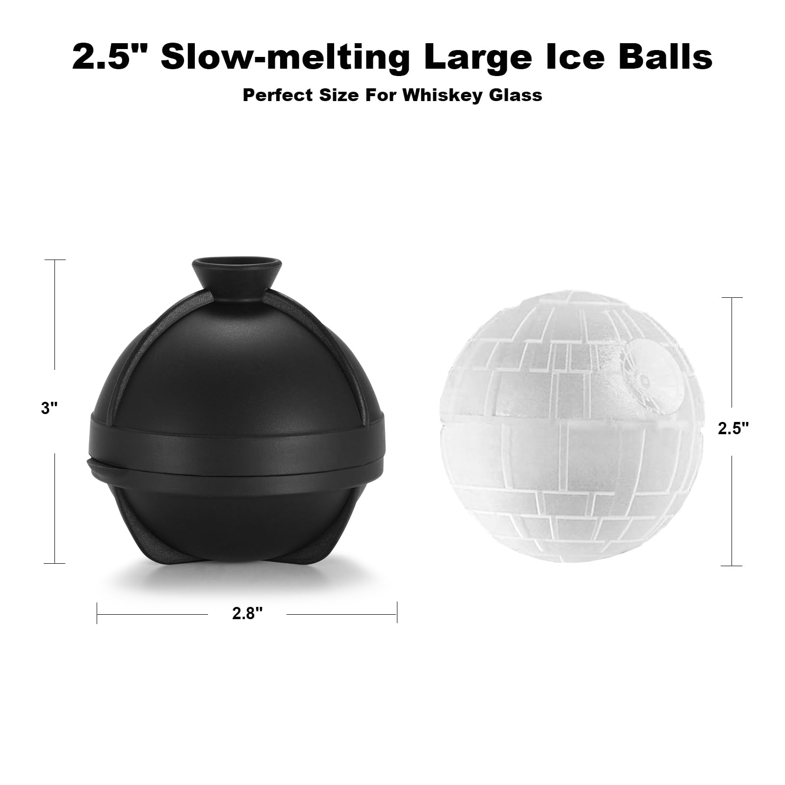 Nax Caki Death Ball mold is BPA-free and dishwasher safe for convenience.