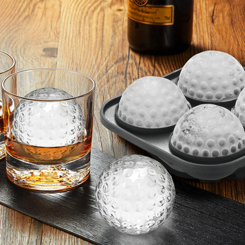 Nax Caki six large golf cubes tray for slow cooling in cocktails