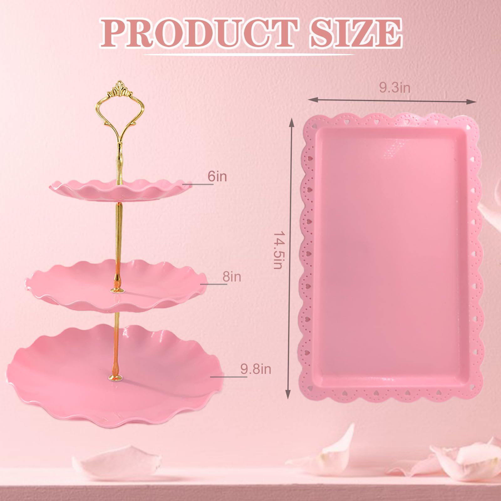 NAXIHOPT metal rods and spacers provide a stable, wobble-free display.
