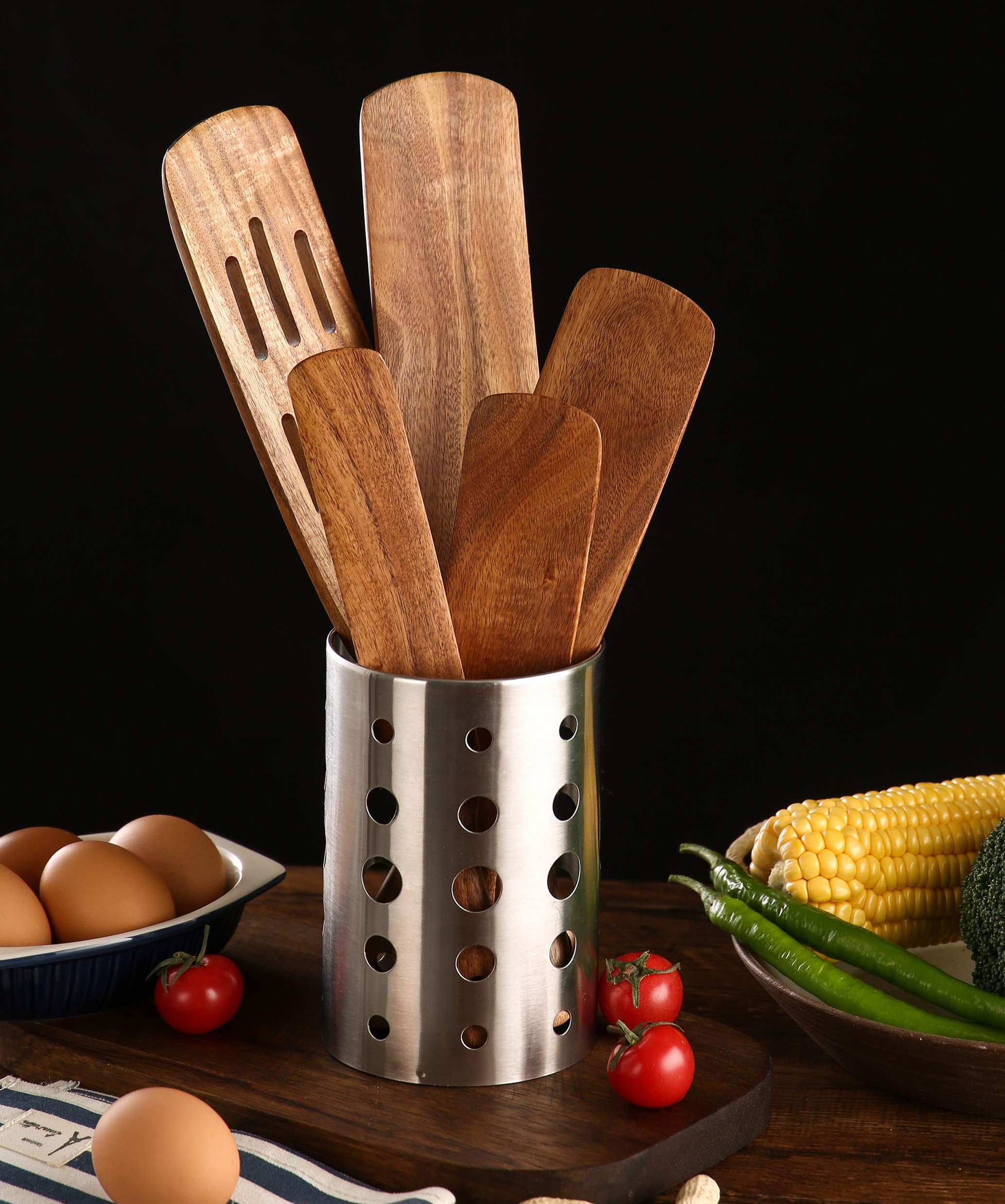 NAYAHOSE spurtles require hand-wash care to protect the wood finish