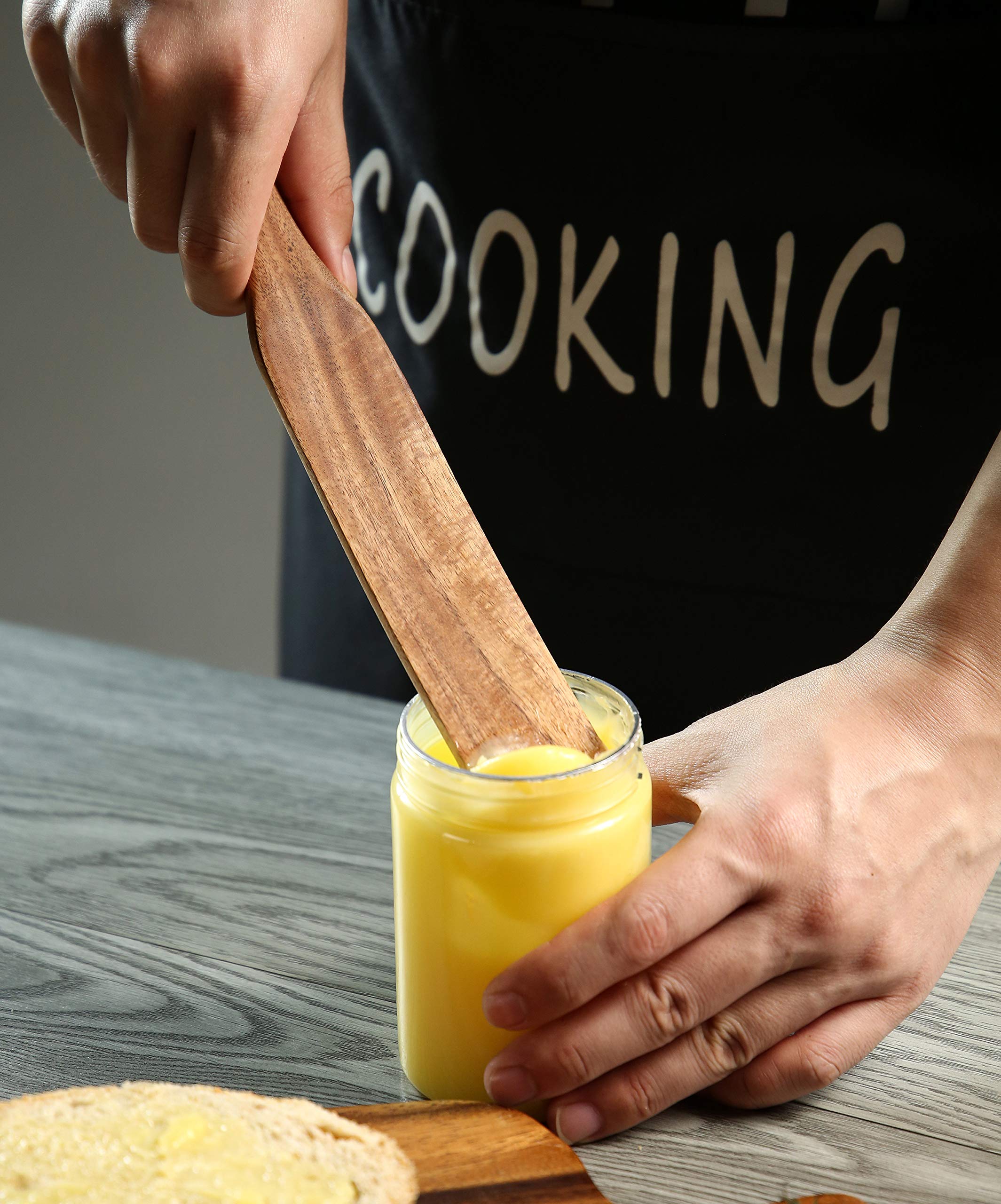 NAYAHOSE hanging-hole spurtles for easy wall storage.