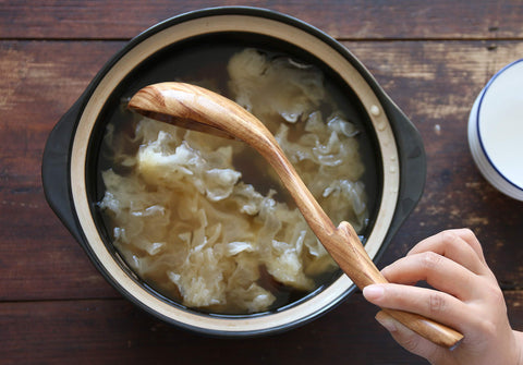 NAYAHOSE wooden ladle compact drawer storage for organized kitchen